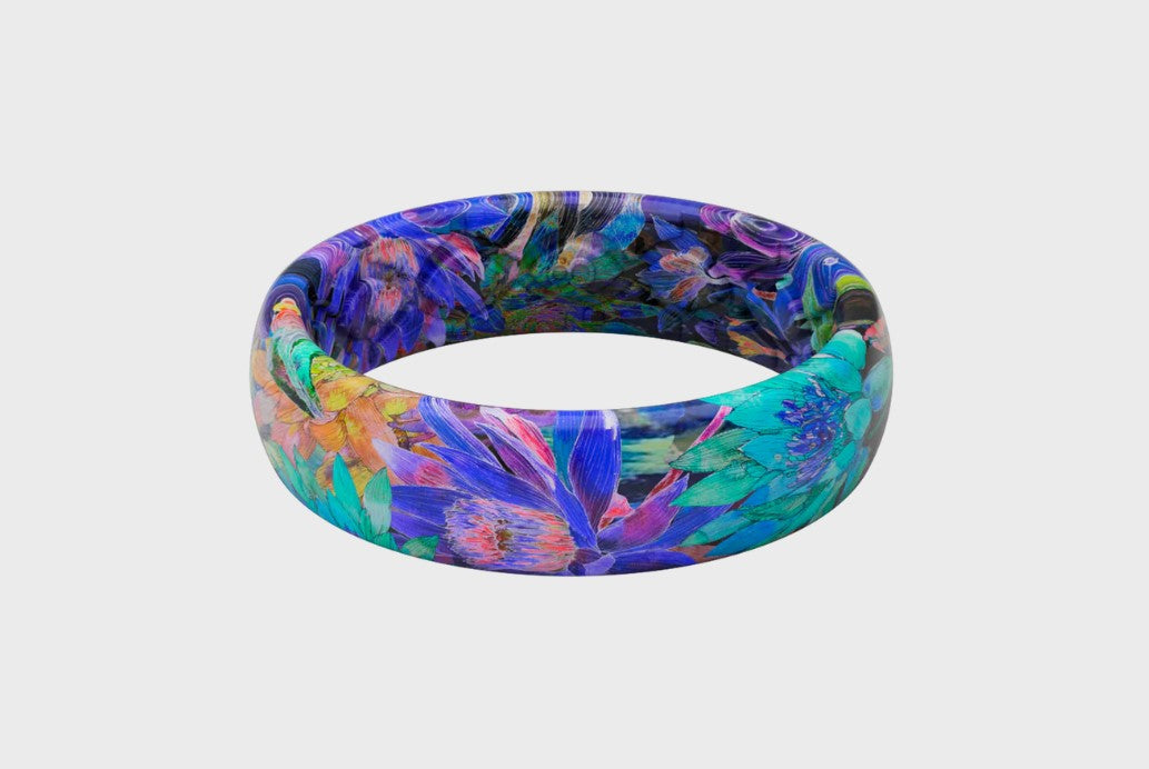 Thin Aspire Twilight Blossom Ring
