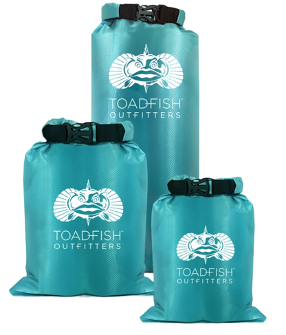 Toadfish Dry Bags 3Pk Teal