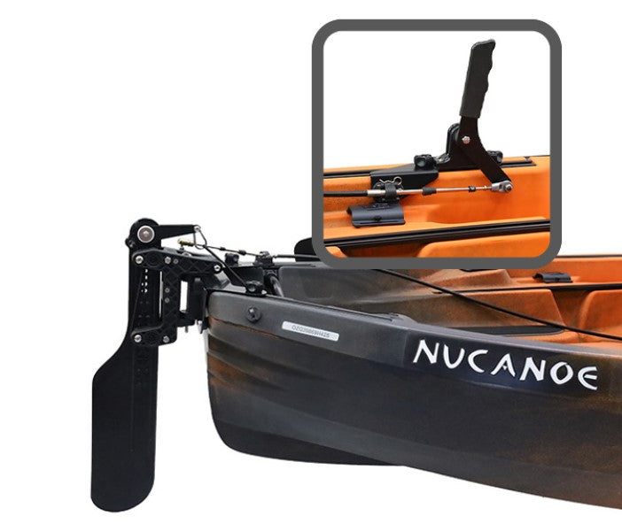 Retractable Rudder System Nucanoe Inc Quickconnect Rudder System for Improved Kayak Control