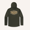 Ultralight Hoodie - Retro Camo - Dark Olive