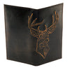 Burnished Leather Secretary Wallet - Buck
