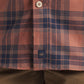 Randolph Plaid Flannel-Stone Brown/Navy