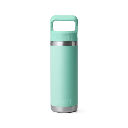 18 oz Water Bottle with Color-Matched Straw Cap