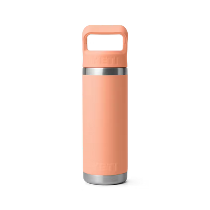 18 oz Water Bottle with Color-Matched Straw Cap