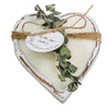 Small Heart Dough Candle - Santal + Coconut