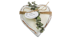 Small Heart Dough Candle
