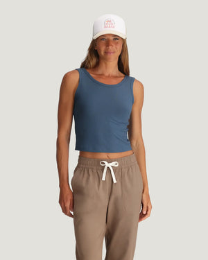 Women Ribbed Bamboo Tank