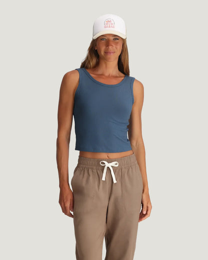 Women Ribbed Bamboo Tank