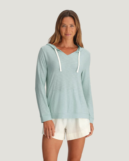 Women Bamboo Slub Hoodie