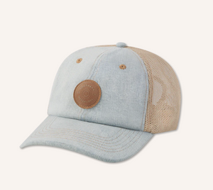 Washed Denim Trucker Hat