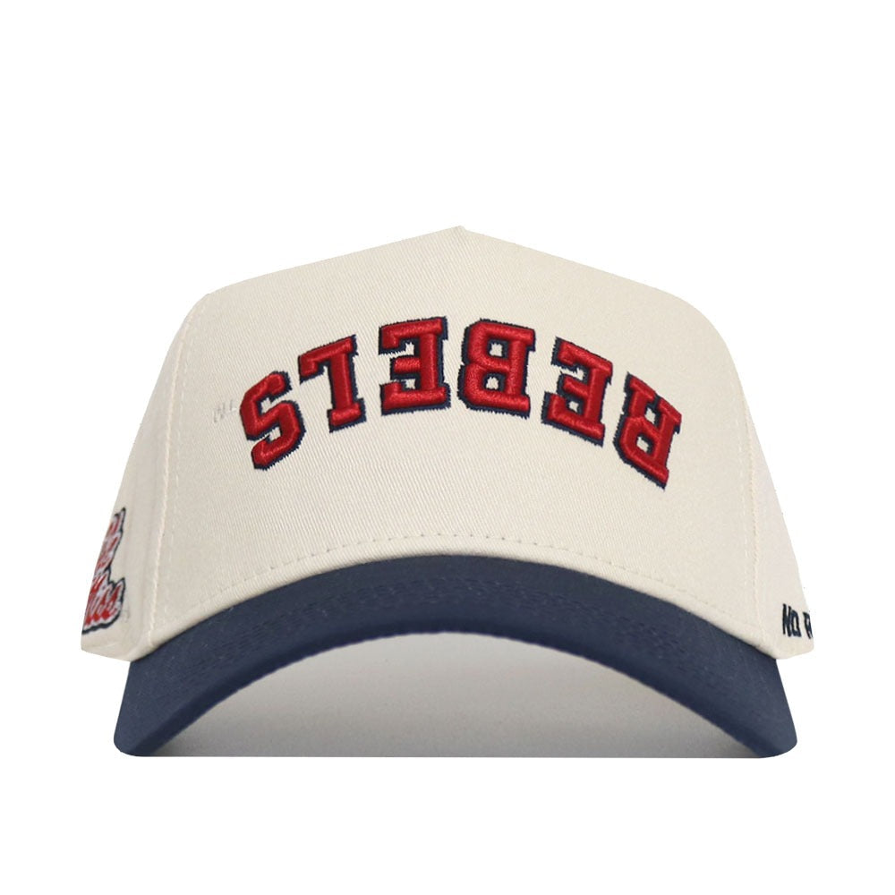 Upside Down Ole Miss REBELS Hat - Classic Colors