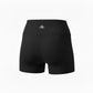 Mercifully Made Short in Midnight Black, rear view showing high waistband and side pocket