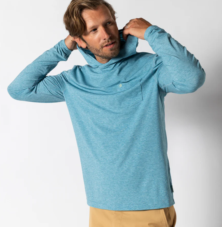 Long Sleeve Windward Perf Hooded T-shirt