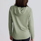 Wms Bamboo Lghtwt Fleece Hoody - DES SAGE