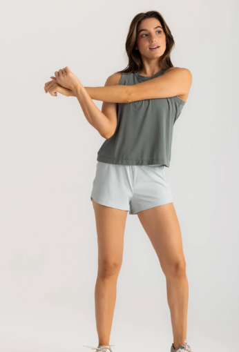 W- Bamboo Lined Active Short 3"