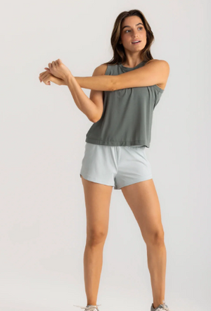W- Bamboo Lined Active Short 3"