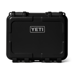 YETI Loadout GoBox 10 hard case in matte black with secure latches and logo