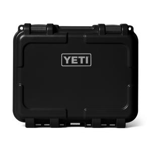 YETI Loadout GoBox 10 hard case in matte black with secure latches and logo