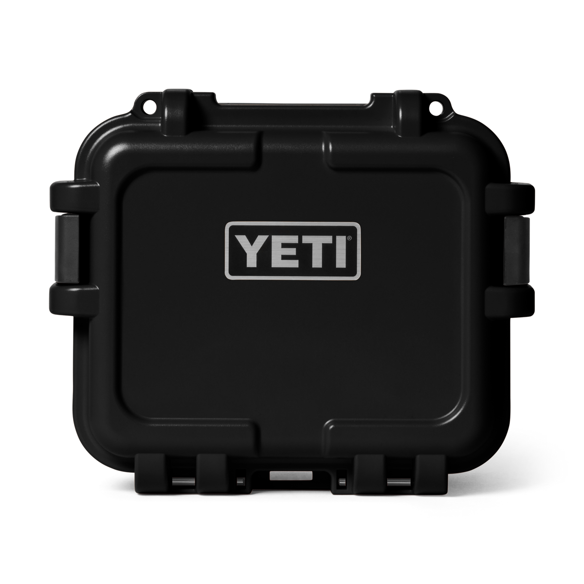 YETI Loadout GoBox 8 gear case in black with secure latches and logo
