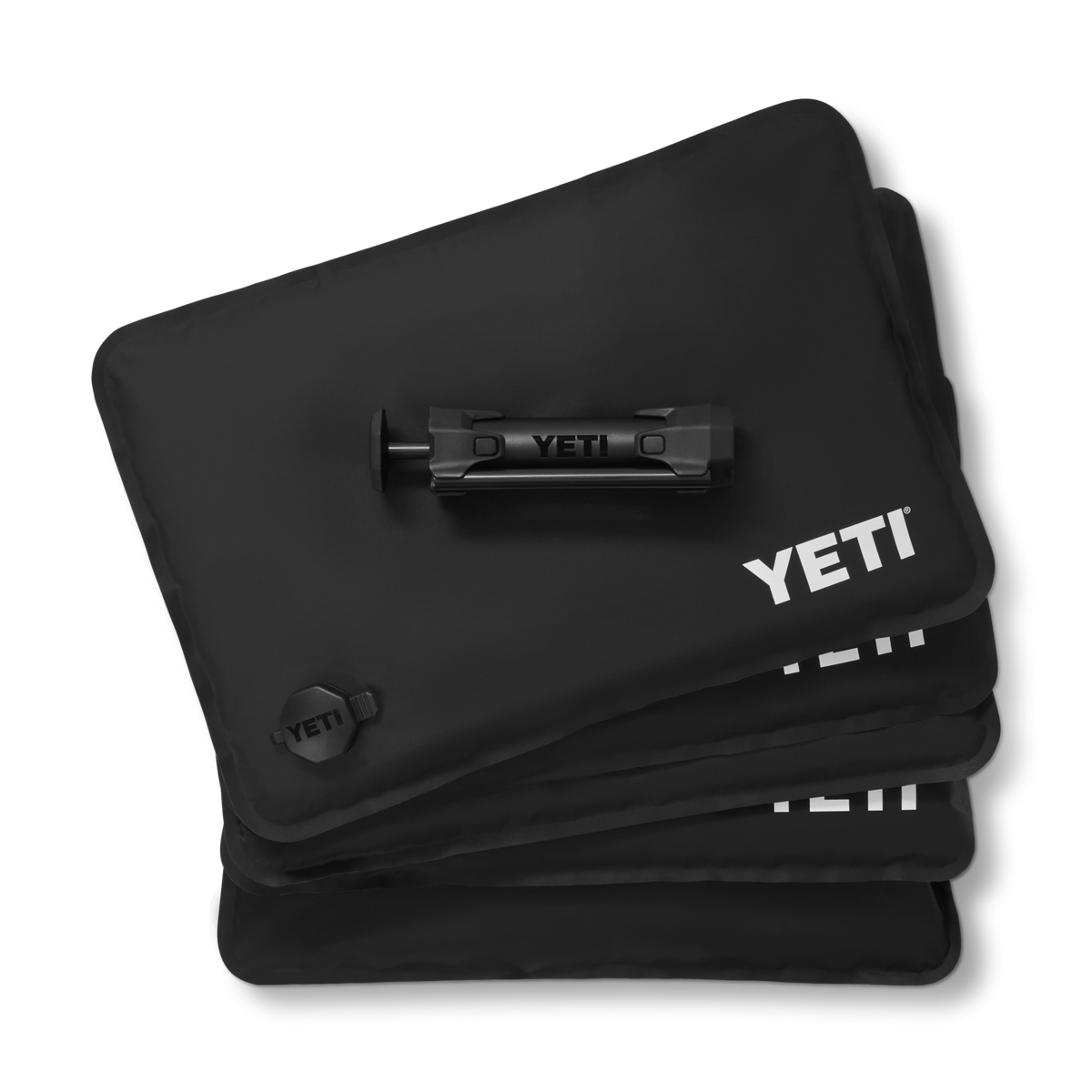 YETI LoadOut GoBox KOR Protective Inserts in black, set of four with pump tool