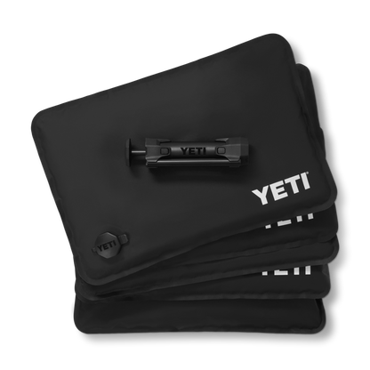 YETI LoadOut GoBox KOR Protective Inserts in black, set of four with pump tool