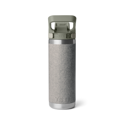 18 Oz Water Bottle w/Color Matched Flip Chug Cap
