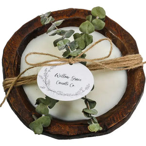 Mini Round Dough Candle