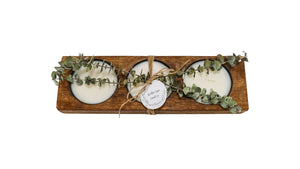 3 Hole Cheese Mold Candle