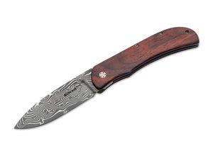 Exskelibur Cocobolo Damascus - Boker Plus