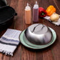 Scorched Griddle Dome & Sauce Bottles | Men's Grilling Kit