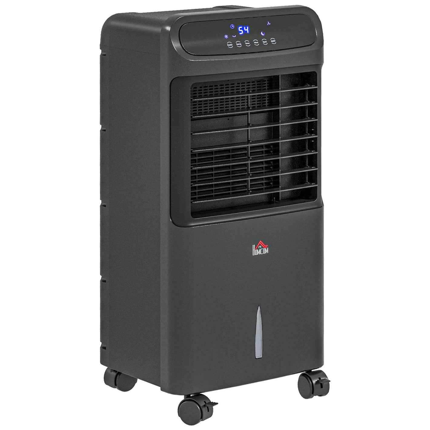 Evaporative Air Cooler with 3.2 Gal Tank, Remote, Black: Default