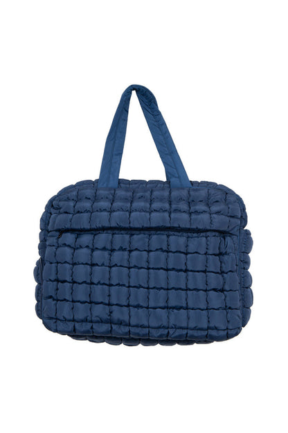 Quilted Duffel Weekender Bag