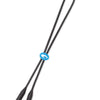 Bow-Line Silicone Sunglass Retainer - Black / Blue