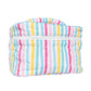 Multicolored Stripes Make Up Bag