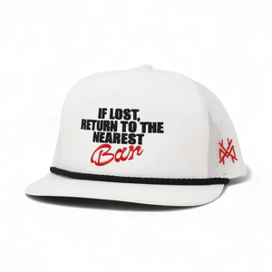 If Lost Return to the Nearest Bar Trucker Hat-Flat Bill