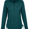 Atlantis 1/4 Zip Rashguard - Dark Teal