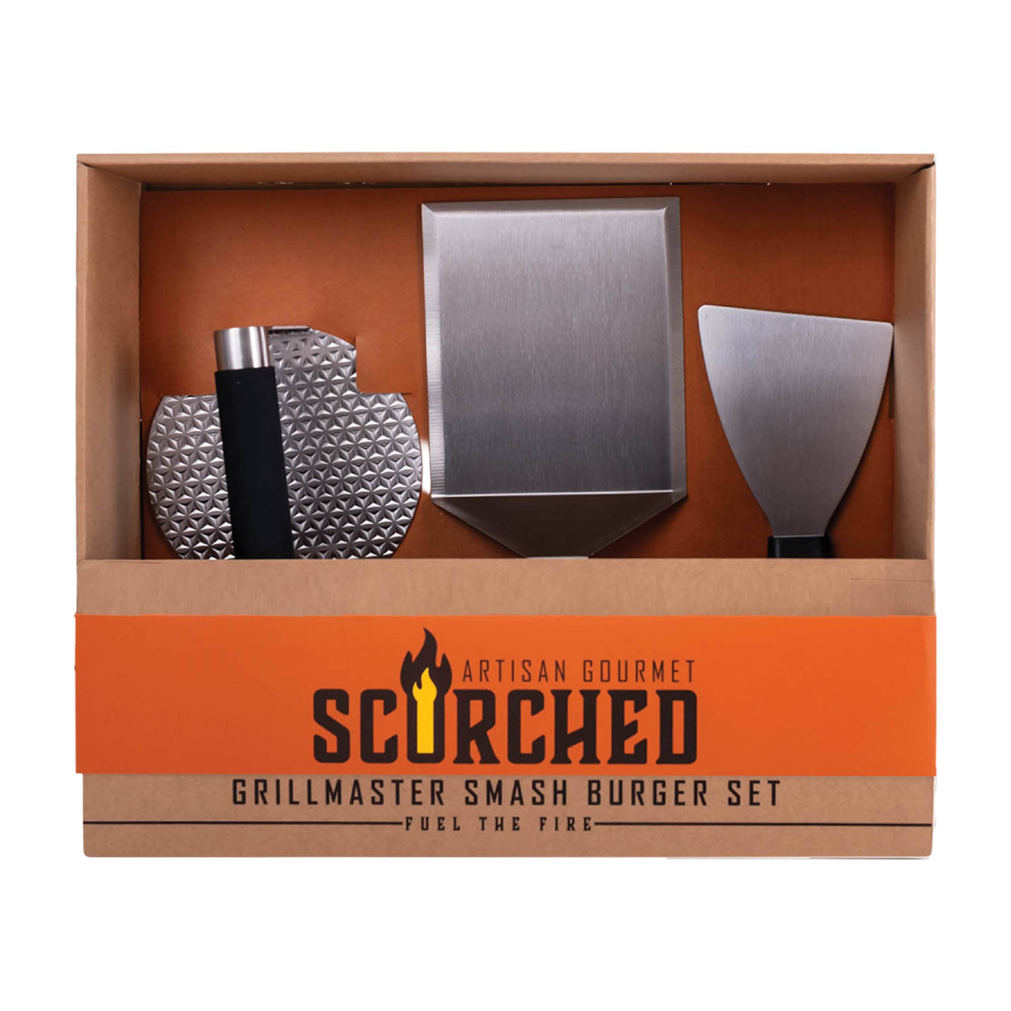 Mad Man Scorched GrillMaster Smash Burger Kit | Outdoor Cooking Essent