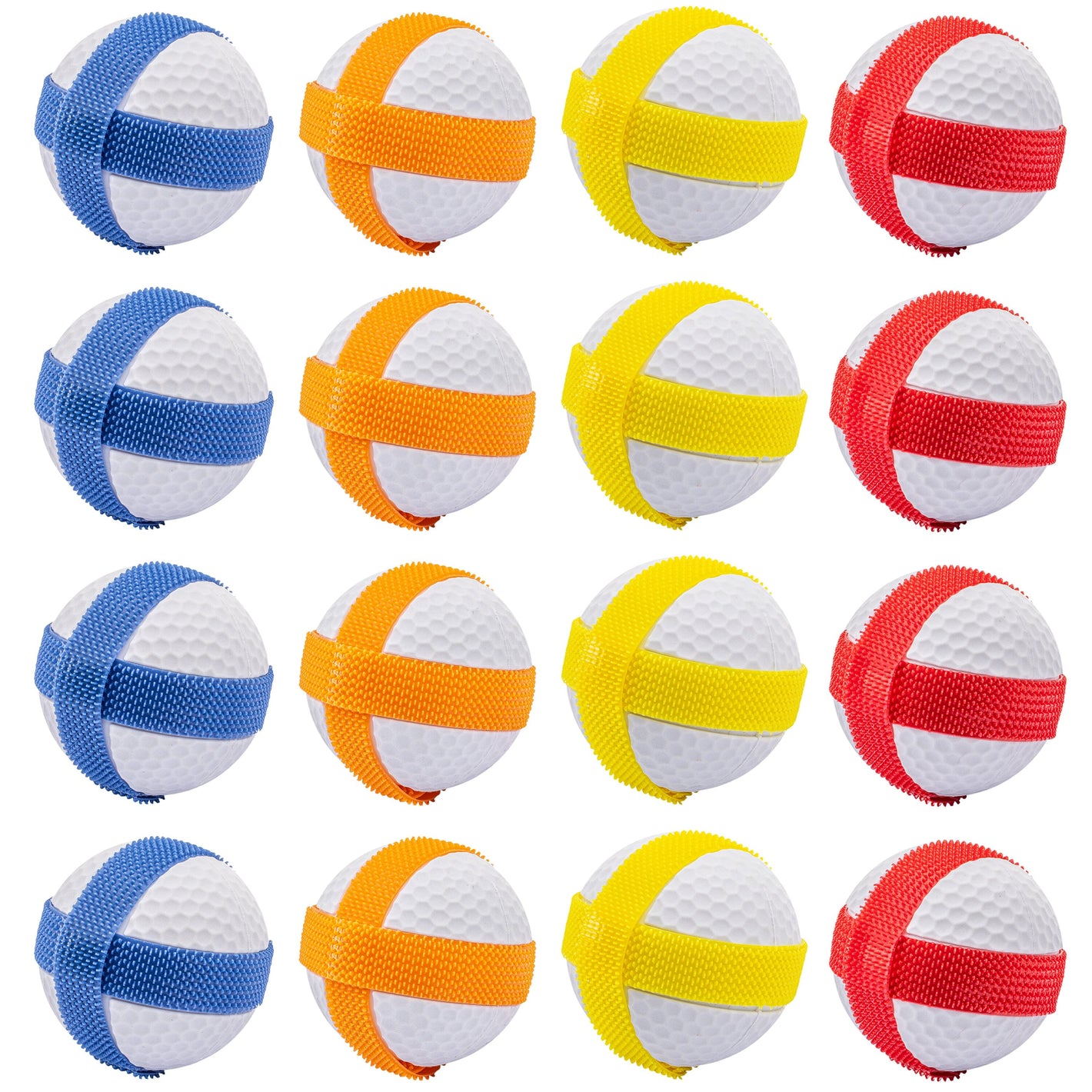 GoSports Chip N' Stick Replacement Sticky Golf Balls with Tote Bag - 16 Pack