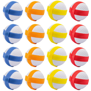 GoSports Chip N' Stick Replacement Sticky Golf Balls with Tote Bag - 16 Pack