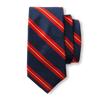 Silk Stripe Tie - Stormy Teal