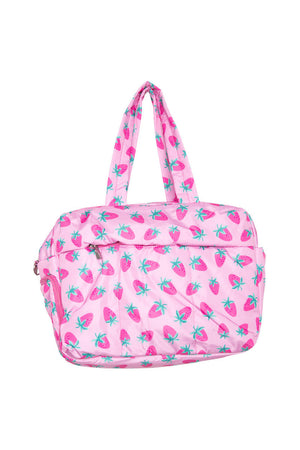 Subtle Strawberry Weekender w/ Pass Thru Slip