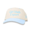 Girl Math Hat - Powder Blue/Natural