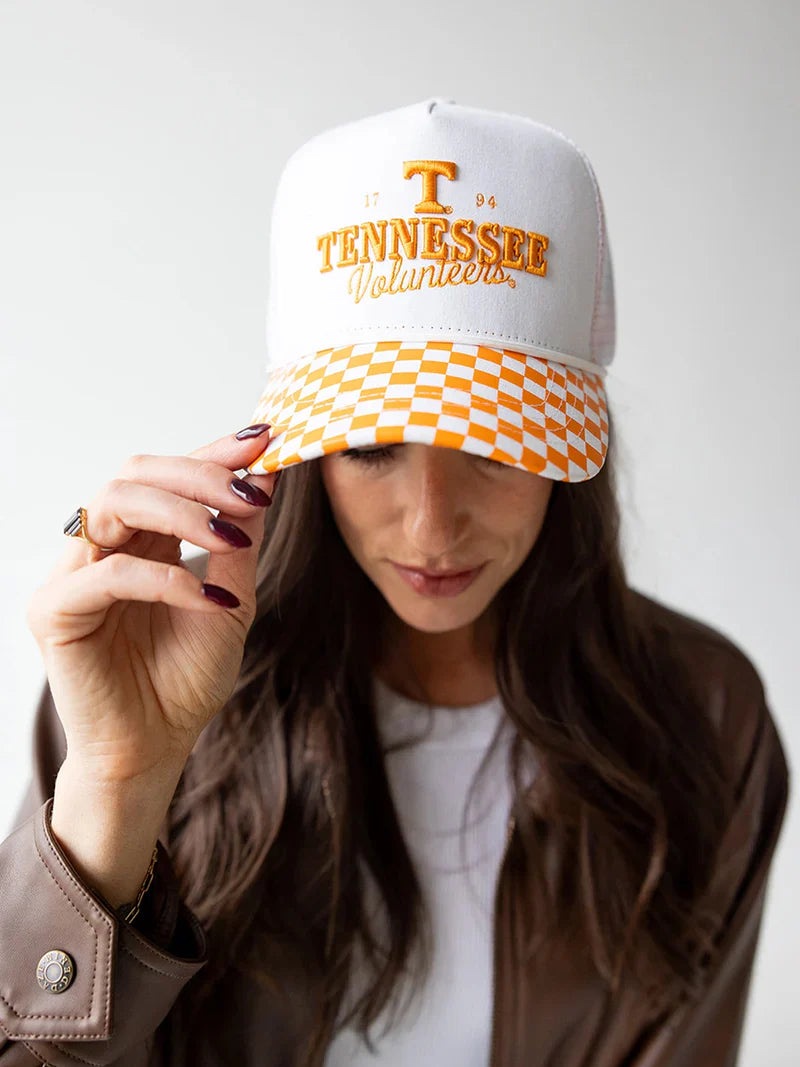 Univ of Tennessee Albon Check Canvas Hat