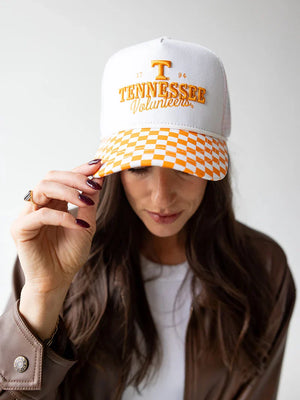 Univ of Tennessee Albon Check Canvas Hat