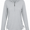 Atlantis 1/4 Zip Rashguard - Gray Mist