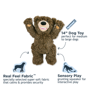 Rope Body Grizzly Bear Dog Toy