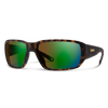 Hookset Sunglasses - Polarized Brown Green Mirror Lens - Matte Tortoise Frame