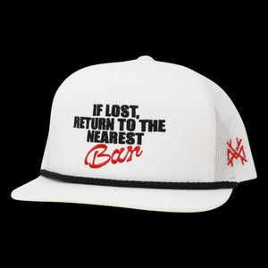 If Lost Return to the Nearest Bar Trucker Hat-Flat Bill
