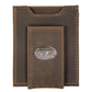 Collegiate Magnetic Front Pocket Leather Wallet