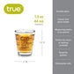 Measured Shot Glass Bullseye